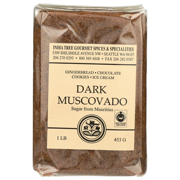 India Tree Gourmet Spices & Specialties Dark Muscovado , 16 Oz