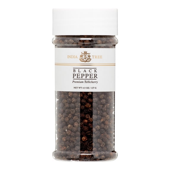 India Tree, Tellicherry Peppercorns, 4.5 Ounce