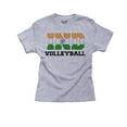 thumbnail image 1 of India Volleyball - Olympic Games - Rio - Flag Girl's Cotton Youth Grey T-Shirt, 1 of 2