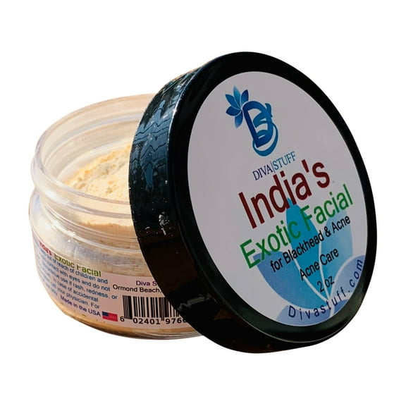 India's Exotic Facial For Blackheads And Acne, 2oz Jar, By Diva Stuff
