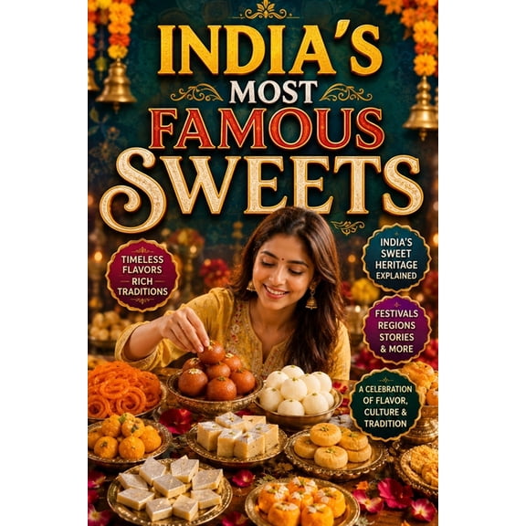 India's Most Famous Sweets: Exploring Gulab Jamun, Rasgulla, Jalebi, Laddu, Barfi, Peda, Kaju Katli, and Other Iconic In, (Paperback)