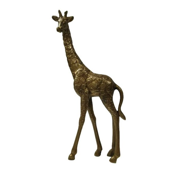 Indiaart12 Metal Giraffe Sculpture, Statue, This Table top Works Well as a Unique Accent at Your Home or Party. Best Suited for Indoor use.(Bronze Finish)