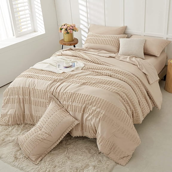 Indian 100 % Cotton Ultra Luxury Tufted Duvet Cover Set , Decorative Duvet Covers , Elegant Tufted Duvet Cover Set with Stylish Textured Design Size California Queen 90" x 104"