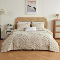 Indian 100 % Cotton Ultra Luxury Tufted Duvet Cover Set , Decorative Duvet Covers , Elegant Tufted Duvet Cover Set with Stylish Textured Design Size Twin 68" x 90"