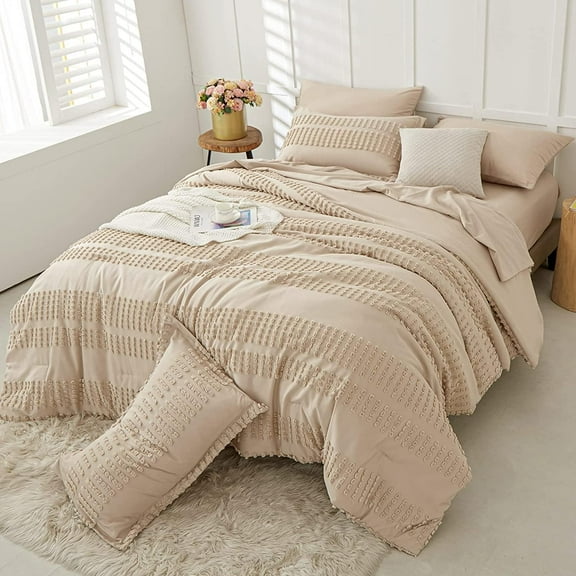 Indian 100 % Cotton Ultra Luxury Tufted Duvet Cover Set , Decorative Duvet Covers , Elegant Tufted Duvet Cover Set with Stylish Textured Design Size Twin 68" x 90"