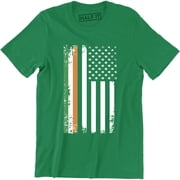 Indian American Flag India USA Pride Patriotic Mens T-Shirt