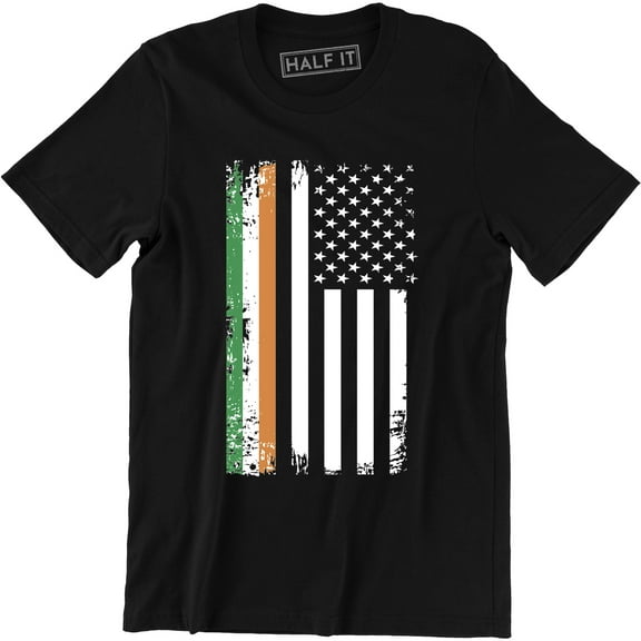 Indian American Flag India USA Pride Patriotic Men's T-Shirt