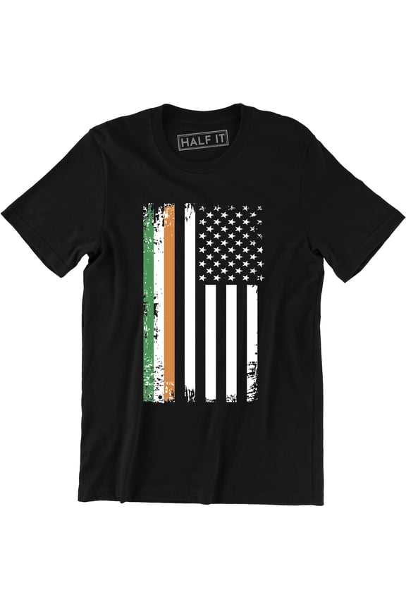 Indian American Flag India USA Pride Patriotic Men's T-Shirt
