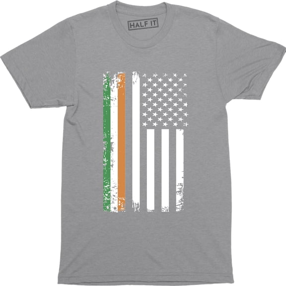 Indian American Flag India USA Pride Patriotic Men's T-Shirt