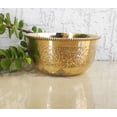 thumbnail image 1 of Indian Art Villa Brass Bowls Set of 2 with Embossed & Beaded Design, Flat Bottom, 7.43 Oz Capacity, Decorative Bowl, 1 of 4