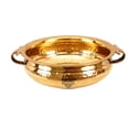 thumbnail image 1 of Indian Art Villa Brass Decorative Urli Bowl for Home Decor Bowl for Floating Flowers and Tea Light Candles, 10-Inch Diameter, 1 of 4