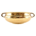 thumbnail image 1 of Indian Art Villa Brass Decorative Urli Bowl for Home Decor Bowl for Floating Flowers and Tea Light Candles, 14-Inch Diameter, 1 of 4
