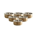 thumbnail image 1 of Indian Art Villa Handcrafted Brass Steel Antique Design Katori Bowl - 6 oz, Set Of 6, 1 of 3