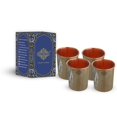 thumbnail image 1 of Indian Art Villa Steel Copper Hammered Design Glass, Brown, Drinkware, 8.45 oz, Set Of 4, 1 of 4