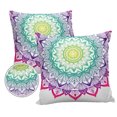 Indian Bohemia Mandala Flowers Outdoor Pillow Covers Set of 2