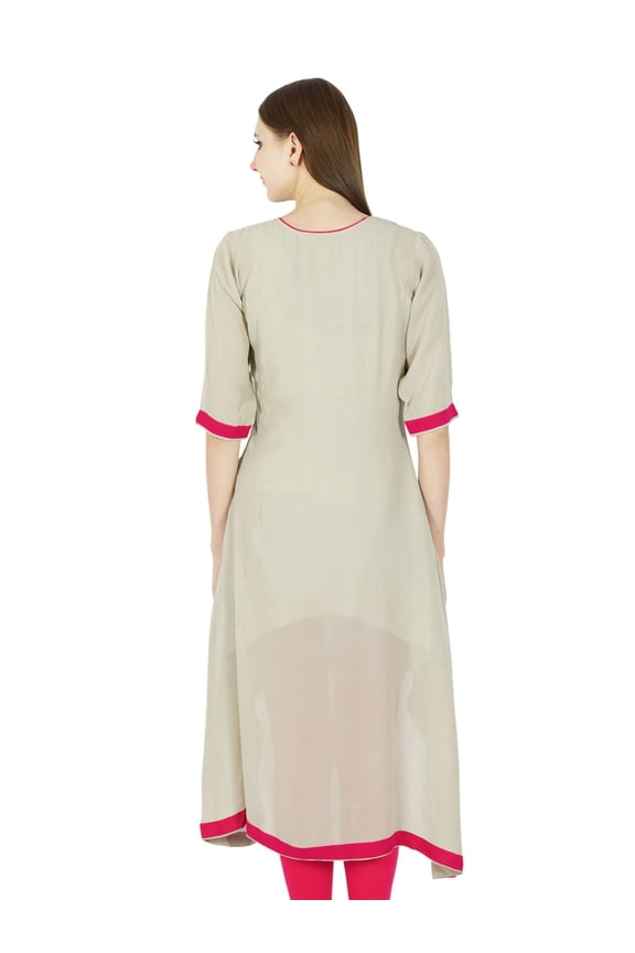 Indian Bollywood Kurta Women Ethnic Georgette Kurti Casual Top Tunic Dress