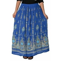 Indian Bollywood Long Skirts for Women Sequins Ankle Length …