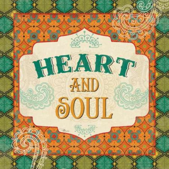Indian Breeze Words III Canvas Art - Pela Studio (24 x 24)