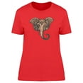 thumbnail image 1 of Indian Brown Elephant T-Shirt Women -Image by Shutterstock, Female Small, 1 of 2