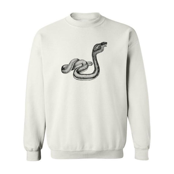 Indian Cobra Sketch Sweatshirt Men -Image by Shutterstock, Male x-Large