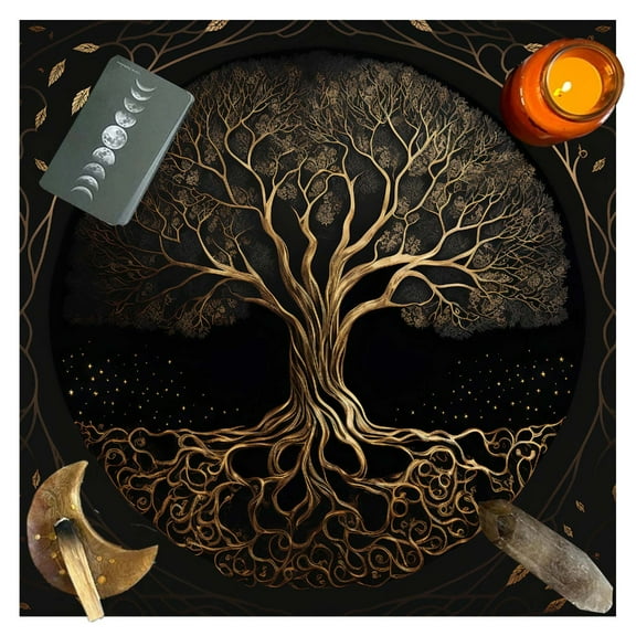 Indian Consigners Altar Cloth Alter Tarot Life Tree Spread Decoration