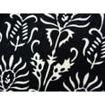 thumbnail image 1 of Indian Cotton Fabric 45" Wide Black Floral Printed Sewing Crafting By The Yard, 1 of 1