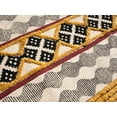 thumbnail image 1 of Indian Cotton Rug Living Room Rug Hand Block Printed Square Rug Outdoor Yoga Mat Geometric Yellow Throw Carpet Custom Rug, 1 of 5