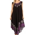thumbnail image 1 of Indian Crafts Women's Rayon Caftan/Kaftan Nighty Floral Print Caftan Maxi Night Dress, 1 of 2