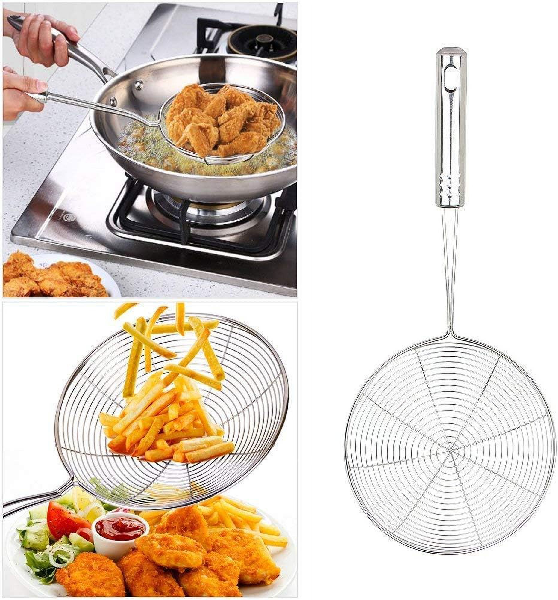 Indian Crafts idea Stainless Steel Spider Strainer, Spider Strainer