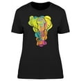 thumbnail image 1 of Indian Culture Elephant T-Shirt Women -Image by Shutterstock, Female Large, 1 of 2