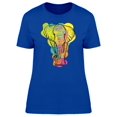 thumbnail image 1 of Indian Culture Elephant T-Shirt Women -Image by Shutterstock, Female Large, 1 of 2