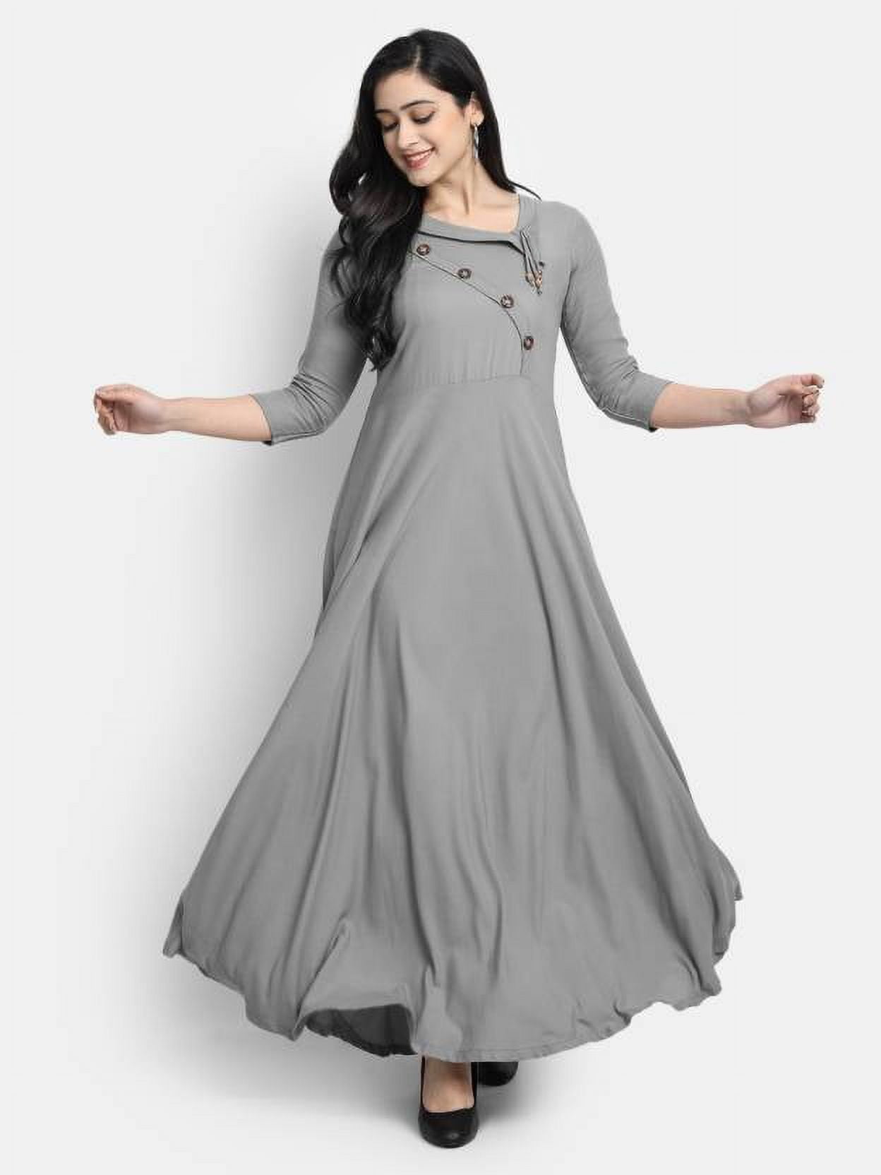 Indian You Girl with Long Maxi Dress with Elegant Pose and Expression Stock  Image - Image of pant, woman: 166570021