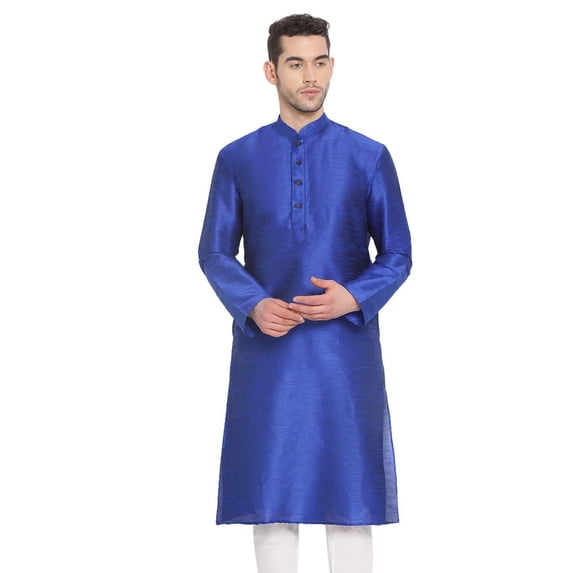 Indian Designer Handmade Art Long Silk Ethnic Kurta Designer Shirt...
