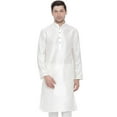 thumbnail image 1 of Indian Designer Handmade Art Long Silk Ethnic Kurta Designer Shirt..., 1 of 2