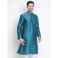 thumbnail image 1 of Indian Designer Handmade Artificial Silk Long Ethnic Kurta…, 1 of 4