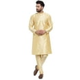 thumbnail image 1 of Indian Designer Handmade Artificial Silk Long Ethnic Kurta…, 1 of 4