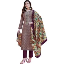 Indian Designer Sewn Dress Pakistani Wedding Functions Wear Salwar Kameez Suits ( Purple, 5XL - 52 )