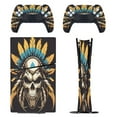 thumbnail image 1 of Indian Devil Skull PS5/PS5 Pro/PS5 Slim Digital Disc Skin Sticker For Console And Controller Skins, 1 of 7