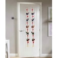 thumbnail image 1 of Indian Door Hanging Decorative Five Hand Painted Elephant Stringed Together with Beads and Small Bell, 1 of 5
