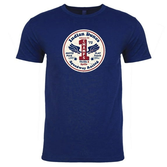 Indian Dunes Speedway T-Shirt - Navy - XX-Large