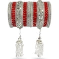 thumbnail image 1 of Indian Ethnic Handmade Bangles for Women – Elegant Partywear Jewelry for Weddings, Festivals & Everyday Traditional Wear, 1 of 7