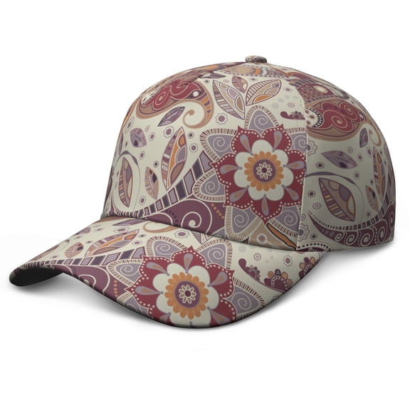 Indian Ethnic Ornament Dad Hat - Breathable Lightweight Cap for Athletes & Gift Buyers