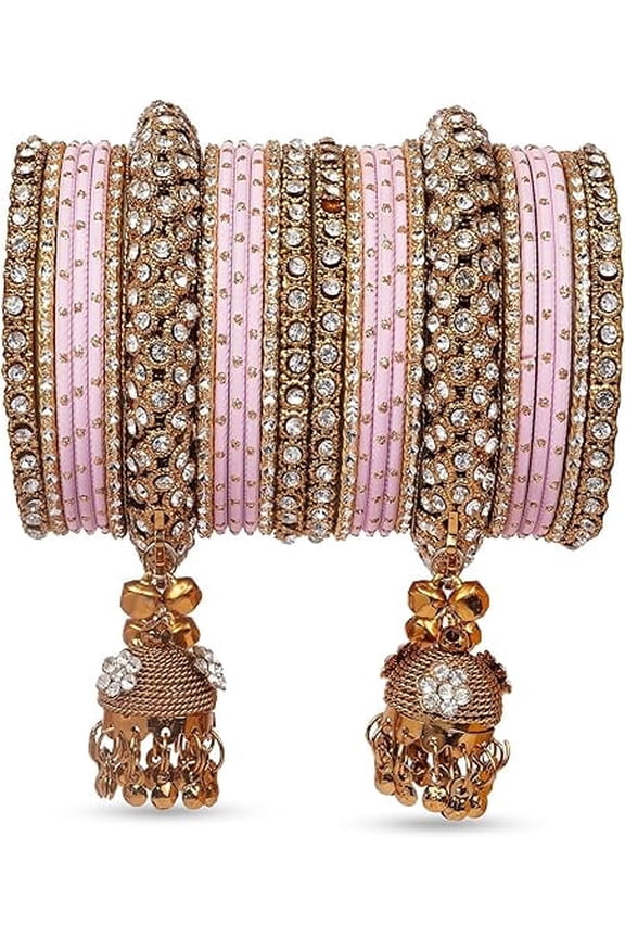 Indian Ethnic Partywear Handmade Bangles – Elegant Jewelry for Women, Perfect for Weddings, Festivals, and Everyday Wear