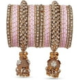 thumbnail image 1 of Indian Ethnic Partywear Handmade Bangles – Elegant Traditional Jewelry for Women | Ideal for Weddings, Festivals & Daily Wear | Handcrafted Metal Bangles for Sarees, Lehengas & Western Outfits, 1 of 7
