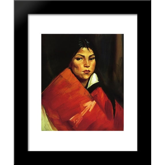Indian Girl 20x24 Framed Art Print by Robert Henri