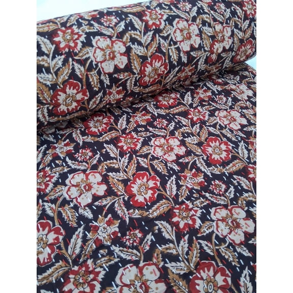 Indian Handblock Print Bedding Bedspread Quilt Hand Stitched Quilt Netural Colored Kantha Quilted Rare find kantha quilt A And E Textiles House