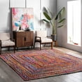 thumbnail image 1 of Indian Handmade Braided Multi Color Cotton Area Rugs , Floor Decor Carpet Size 4 x 9 Feet ( 120 cm x 270 cm ), 1 of 5