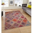 thumbnail image 1 of Indian Handmade Braided Multi Color Cotton with Natural Jute Rectangle Area Rugs ,Home Decor Carpet Size 5 x 8 Feet ( 150 cm x 240 cm ), 1 of 3