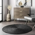 thumbnail image 1 of Indian Handmade Braided Natural Farmhouse Jute Round Rugs , Home Décor Rugs Size 9 x 9 Feet, 1 of 4