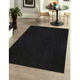 thumbnail image 1 of Indian Handmade Braided Pure Black Jute Area Rug 4 x 7 Feet (122 cm x 213 cm), Floor Decor Rugs/Carpet, 1 of 5